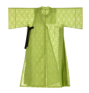 The Costume, the Pattern of Joseon Dynasty: Women’s Ceremonial Robe, Green Wonsam