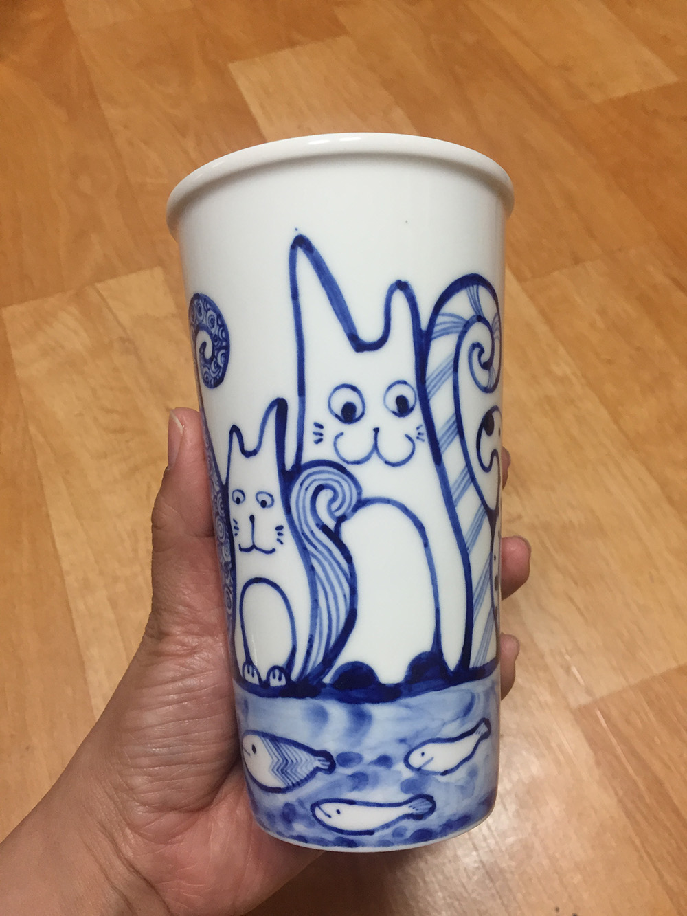 “How I Love the Earth”(1) / Making Hand-painted Ceramic Cup