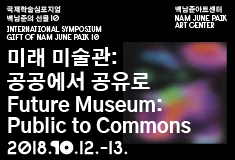 International Symposium<br/> ‘Gift of Nam June Paik 10’ <br/>《Future Museum: Public to Commons》